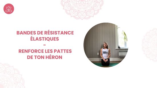 20. Bandes de résistance élastiques - Renforce les pattes de ton Héron avec Esther Bouchard